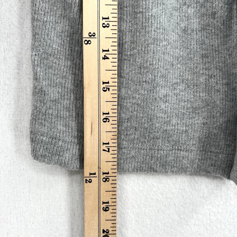 ENZA COSTA Sweater Womens Medium Gray Cropped Long Sleeve Open Cardigan NEW - Picture 9 of 9
